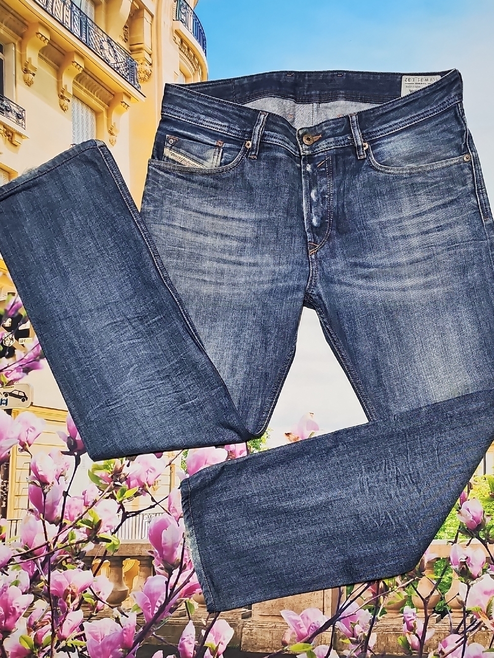 Diesel Waykee‎ Straight Button Fly Jeans Size 31
